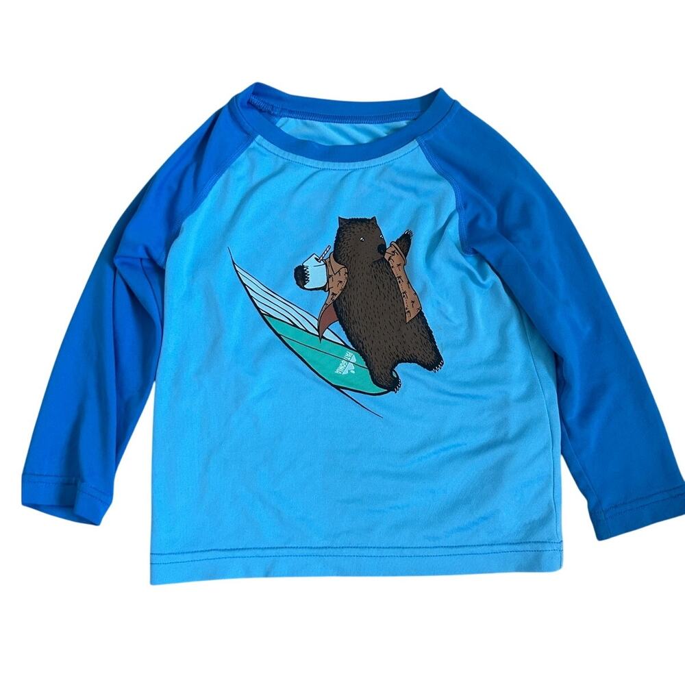 Patagonia Baby Capilene Silkweight Surf Bear Long Sleeve Shirt – 12–18M